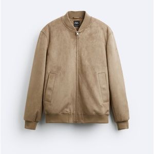 Zara Men’s Faux Suede Jacket